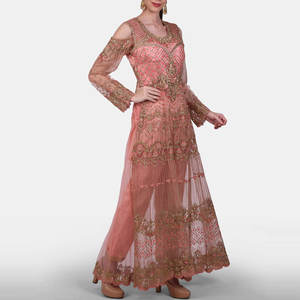 2025 nuevo diseño de bordado de verano vestido de fiesta más vendido para mujeres/2025 moda de talla grande ropa de fiesta para mujeres - Product Image 4