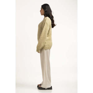 Cardigan pour femme coupe classique, style coréen décontracté, pull d'hiver avec logo frontal, tricot chaud, boutons décoratifs, t-shirt imprimé - Product Image 1