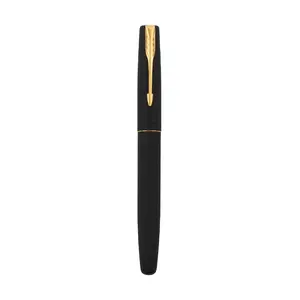 Kunden spezifisches Design Druck Parker Schwarz Material Körper Werbe kugelschreiber Parker Stift für Männer Geschäfts geschenk für Büro angestellte