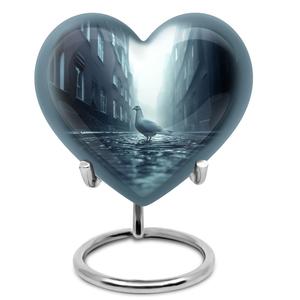 นกพิราบในถนน-หัวใจโกศสำหรับมนุษย์ขี้เถ้า-โกศ3นิ้ว - Product Image 1