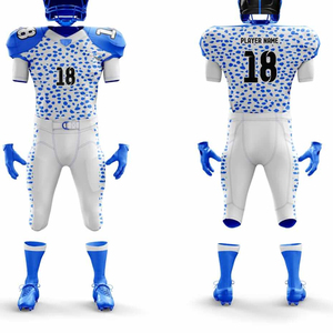 Reversible Fútbol Americano Jersey Uniforme Diseño personalizable Manga corta Ropa de entrenamiento Nuevo servicio OEM - Product Image 6