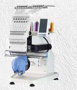 TOUT NOUVEAU Commercial à grande vitesse 12 couleurs Machine à coudre à broderie à tête unique informatisée/Machine à broder 2 têtes - Product Image 2