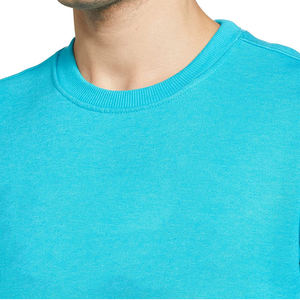 เสื้อสเวตเชิ้ตคอกลมสีพื้นสำหรับผู้ชาย ทรงปกติ ผ้าฝ้ายถัก สไตล์ลำลองสำหรับฤดูใบไม้ร่วง ดีไซน์มีกระเป๋า - Product Image 6