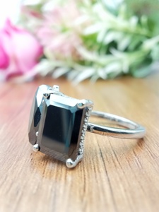 Anillo DE BODA Hip Hop de oro de 10K y 14K para hombre de lujo para GIA certificado completo VVS Baguette de diamante Natural clásico para fiestas de disfraces - Product Image 4