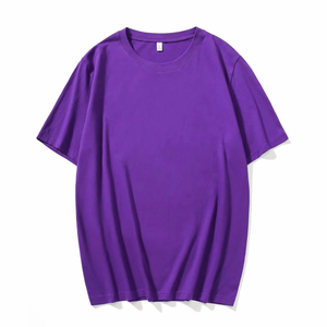 เสื้อยืดผ้าฝ้ายสีขาวแบบเรียบของ100% สำหรับผู้ชายและผู้หญิงเสื้อยืดผ้าฝ้ายสี100% ใช้ได้ทั้งผู้ชายและผู้หญิง - Product Image 3