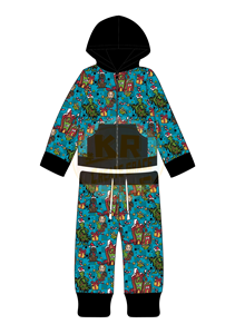 Ropa de algodón OEM para adolescentes, conjunto de Jersey largo, Conjunto de sudadera y pantalón, chándales para bebés, ropa a juego para niños, chándal - Product Image 2