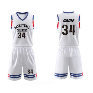 Conjunto de uniforme de baloncesto Premium Diseño de logotipo personalizado Transpirable Promoción saludable Uniforme publicitario Premium de fabricantes - Product Image 2