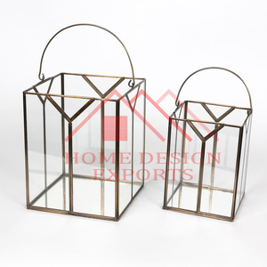Lanterne à bougie suspendue en laiton pour décorations de mariage Lanterne à bougie en métal faite à la main pour hôtels et restaurants à domicile Meilleur décor - Product Image 6