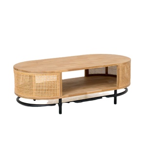 Gabinete de madera decorativo de ratán de alta calidad, muebles de sala de estar de madera dura, mesa de TV, mesa de gabinete duradera - Product Image 1