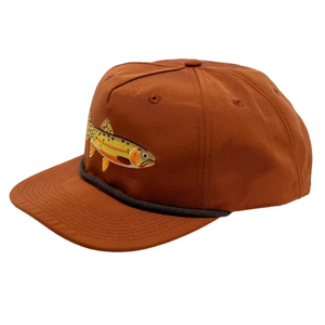 Sombrero Snapback de ala plana de gran oferta con logotipo bordado de Fishs personalizado y cuerda para gorra de estilo Retro Vintage de los años 90 al aire libre hecha en Vietnam - Product Image 2