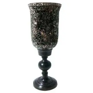 Schlussverkauf Wohnzimmer-Dekorations-Hurrikan-Kerzenlampe antikes Design-Aufbereitungs-Kerzenlampe mit Glas-Kamin-Dekorationslampe