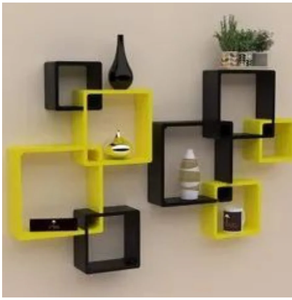 Set of 6 Natural Brown <b>Wooden</b> Tea Coasters 100% Solid Sheesham Wood with Holder for Home or Office Use - Product Image 2