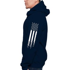 Sudadera con capucha para hombre de algodón 100% al por mayor, nuevo diseño, jersey de invierno de color sólido, forro polar, moda de talla grande - Product Image 5