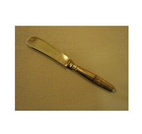 Couteau à beurre en acier inoxydable spatule à confiture manche PVD couteau à beurre de table à dîner prix de gros