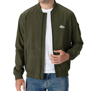 แจ็คเก็ตบอมเบอร์ผู้ชายแบบสั่งทำ ODM ปี 2023 ดีไซน์เองได้ คุณภาพสูง ผลิตจากวัสดุรักษ์โลก แห้งเร็ว ระบายอากาศดี สีและโลโก้สั่งทำได้ - Product Image 4