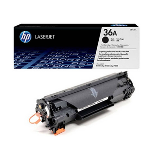 Cartucho de Tóner Original HP 36A Negro para LaserJet con Chip para Compatibilidad con Impresoras - Product Image 1