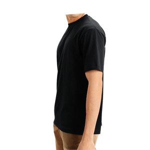 Camiseta suave y transpirable de cuello redondo de bambú para hombre: tela viscosa suave, personalizable con logotipos impresos y etiqueta privada - Product Image 4