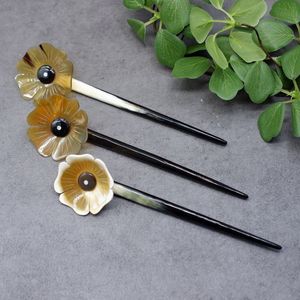 USUARIO HECHO A MANO PULIDO CUERNO DE BUFALO ACCESORIOS PARA EL PELO Horquilla para el cabello Pasadores Clips para joyería Matiss Hair Styling - Product Image 3