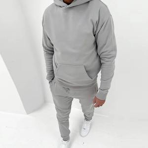 Logo personnalisé Jogging Costume 100% coton survêtement vierge épais poids lourd unisexe sport surdimensionné survêtements à capuche ensemble hommes 2026 - Product Image 2