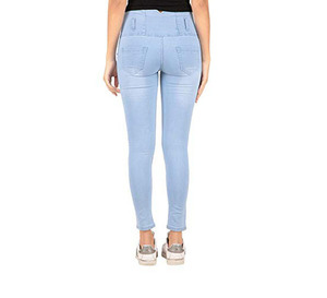 Pantalones Vaqueros de Mezclilla Elásticos 3D de Cintura Alta para Mujer, Pantalones de Moda Casual Más Vendidos - Product Image 5
