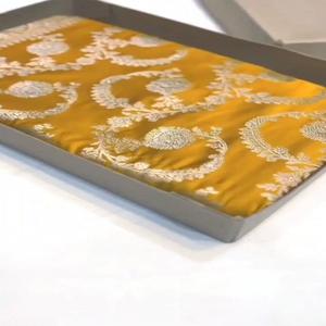 Sari en soie Banarasi traditionnel tendance avec un magnifique tissage Jaal, protection solaire, toutes saisons, blouse non cousue - Product Image 1