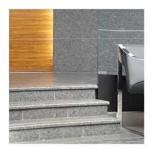 Plan de travail en granit gris acier poli, pierre naturelle moderne, garantie à vie, épaisseur 2-3 cm, pour usage hôtelier, dalle prédécoupée - Product Image 3