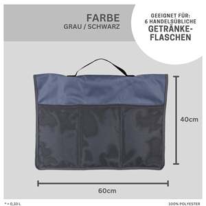 Bolsa Refrigerante para Bicicleta con 6 Compartimentos para Guardar Objetos Esenciales y Bebidas Mientras se Desplaza - Product Image 6