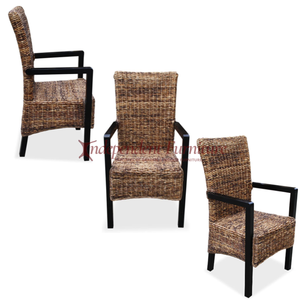 Chaise de salle à manger en rotin naturel en feuilles de bananier, style antique, pour la maison, les cafés, les restaurants et les hôtels (vente en gros) - Product Image 5