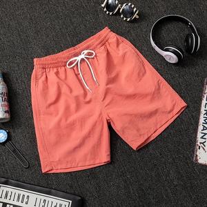 Hommes shorts coton hommes couleur unie décontracté Shorts de sport séchage rapide Surf plage conseil taille élastique Bermuda - Product Image 2