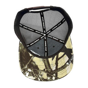 Sombreros de camionero estilo LeafCamo de impresión de alta calidad, gorra de camionero POLY con logotipo personalizado gorra de caza al aire libre ajustable en Vietnam - Product Image 4