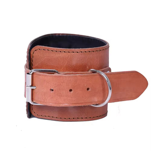 Sangles de cheville en cuir (paire) pour machine à câbles, exercices de fessiers, extensions de jambes, curls, protection professionnelle réglable - Product Image 3