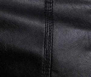 Chaqueta de invierno de cuero encerado para hombre, ropa informal con cuello levantado ligero y a prueba de viento con chaqueta de lona para hombre - Product Image 2