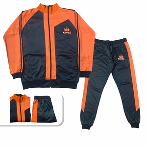 Survêtement décontracté en polyester de qualité supérieure Design de jogging élégant Plus Size Respirant Confortable Imprimé Solide Personnalisé - Product Image 1