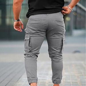 Pantalon cargo multi-poches en coton respirant pantalon pour homme téléchargé par Dress Sports Vente en gros de qualité supérieure - Product Image 6