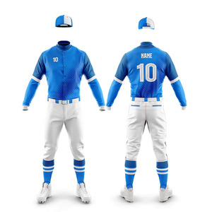 Dernière conception OEM personnalisé équipe de baseball uniforme uni imprimé maillot et short ensemble de nouveaux services - Product Image 4