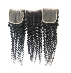 Cheveux vierges brésiliens de la meilleure qualité, closure en dentelle transparente 5x5, fournisseurs et fabricants indiens, prix de gros, ondulations pour femmes - Product Image 1