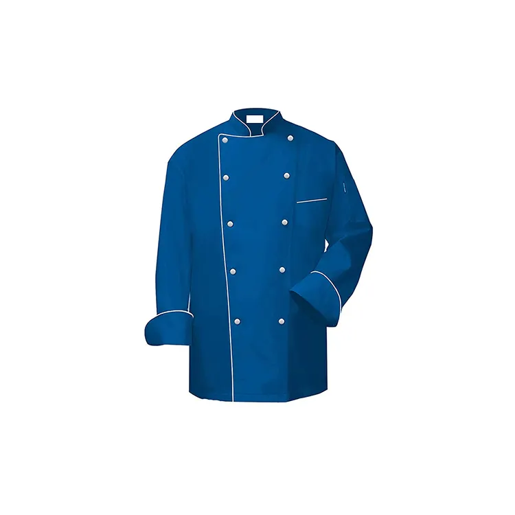 होटल वर्दी व्यक्तिगत महाराज जैकेट लंबे बाजू प्रीमियम टिकाऊ और आरामदायक यूनिसेक्स महाराज कोट के लिए बिक्री