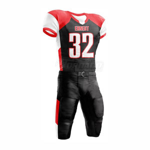 Uniformes de Fútbol Americano Personalizados al por Mayor para Equipos, Impresión por Sublimación, Conjunto de Jersey y Pantalones, 2025 - Product Image 3