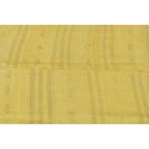 Vintage Turkish Rug, 4.6x9.9 ft Large Rug, <b>Yellow</b> Brown Floral Rug - Product Image 5