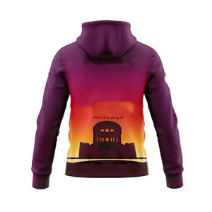 Sweat à capuche de rugby personnalisé pour homme, fermeture éclair intégrale, mélange polyester et coton, vêtements de sport respirants pour l'entraînement et les matchs - Product Image 2