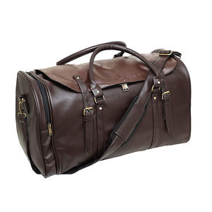 Lightweight Brown Genuine Leather <b>Laptop</b> <b>Sleeve</b> <b>with</b> <b>Handle</b> Closure Backpack Compatible 13-15 Inch Fit Daily Use - Product Image 1