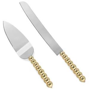 Juego de 2 Piezas de Cuchillo y Cortador de Pastel, Accesorios Decorativos de Diseño Elegante para Utensilios de Cocina y Eventos de Cumpleaños - Product Image 4