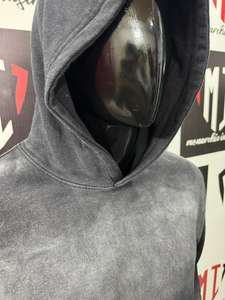 Conjunto de Sudadera con Capucha y Pantalones Jogger para Hombre, Estilo Vintage Desgastado, Oversize, de Alto Gramaje, Ropa Deportiva Urbana, OEM, Marca Privada - Product Image 5