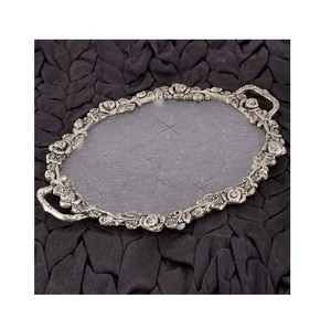 บ้านโรงแรมซัพพลายเออร์Elegant Designerถาดเสิร์ฟอาหารVINTAGE Home Decorถาดเก็บอาหาร - Product Image 4