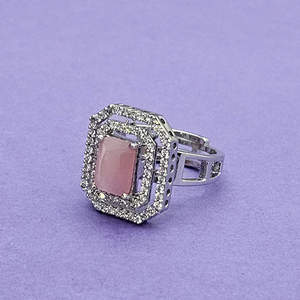 แหวนแฟชั่นทำด้วยมือพร้อมชุบโรเดียม CZ แบบปรับได้จากผู้ค้าส่งอินเดีย - Product Image 5