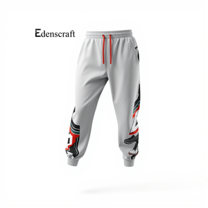 Pantalon de survêtement décontracté à imprimé moyen pour hommes Pantalon de jogging en polaire confortable Pantalon de gym écologique à séchage rapide Pantalon quotidien de course à pied - Product Image 1