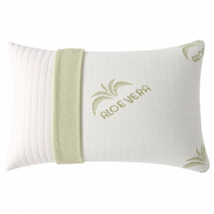 Cuscino in Memory Foam con Fibre di Aloe Vera Evergreenweb, Altezza 15cm, Made in Italy, Fodera Lavabile, Traspirante e Ipoallergenico - Product Image 1
