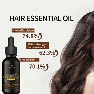Herbicos Aceite para el cuidado del cabello Romero Jengibre y extracto de hierbas Fortalecimiento de las raíces del cabello Mejora la sequedad Frizz Productos para el cuidado del cabello - Product Image 3