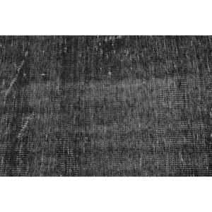 Alfombra de 4.6x9.9 pies, Alfombra Turca Vintage, Alfombra con Estampado Animal en Gris y Blanco - Product Image 4