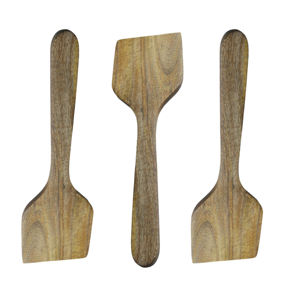 Meilleure conception de matériau en bois de cuillère à dîner avec finition peinte en marron Cuillère à soupe Thème vintage Design décoratif - Product Image 4